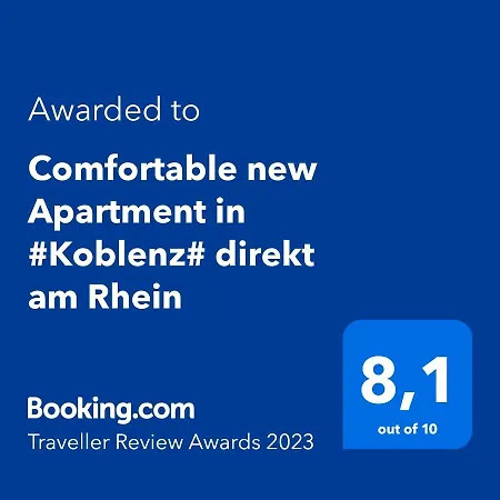 Comfortable New In #koblenz# Direkt Am Rhein * Кобленц